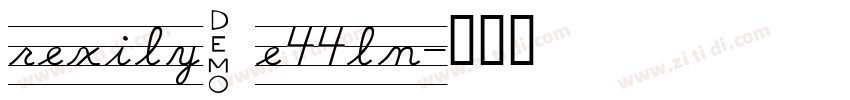 rexilya e44ln字体转换